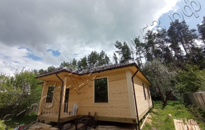 1 Брусовой дом ОД-41, 9х13м, 127,8 М², Московская область, Ступинский район, СНТ «Пражская коммуна» (3)